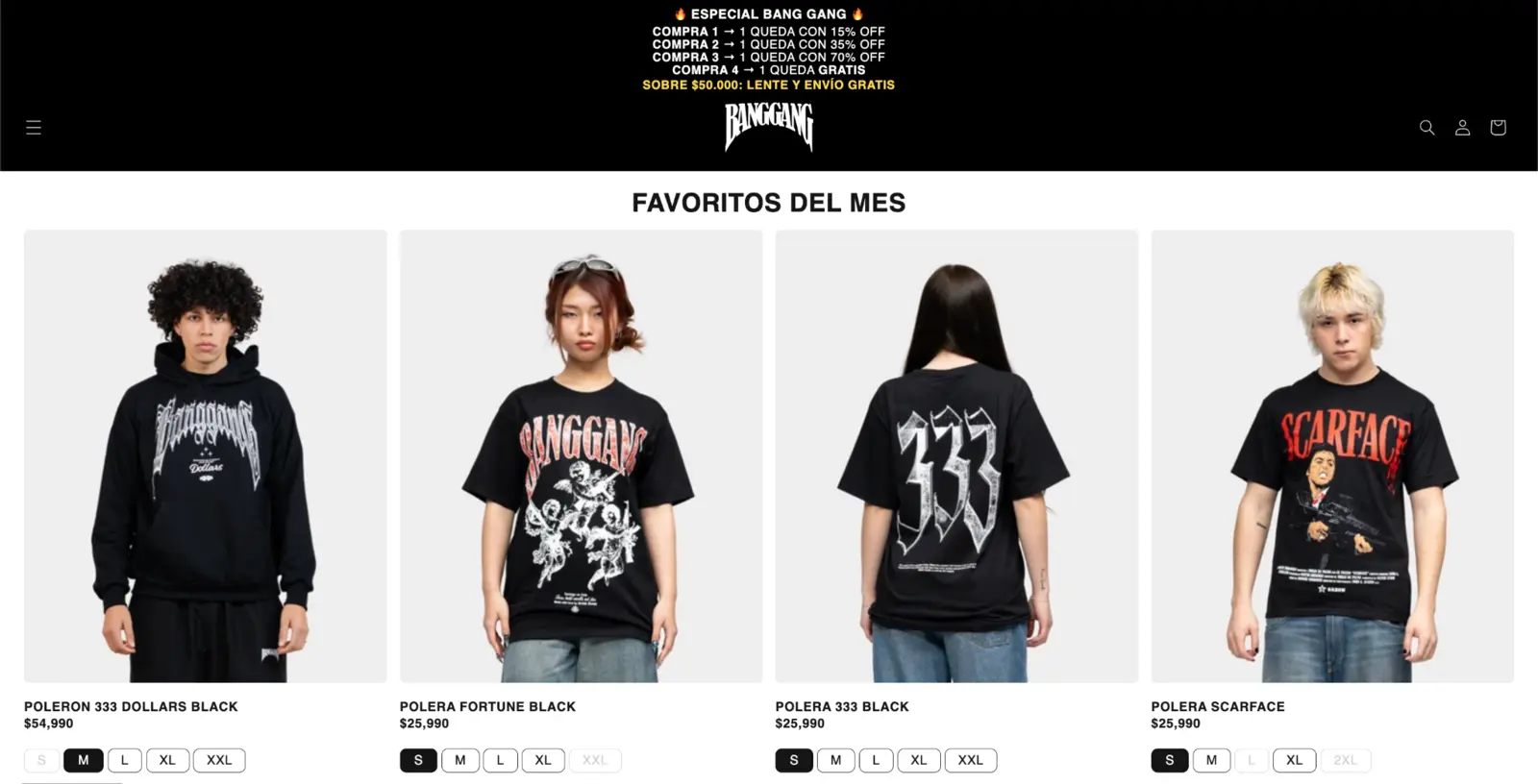 Vista representativa de BANG GANG