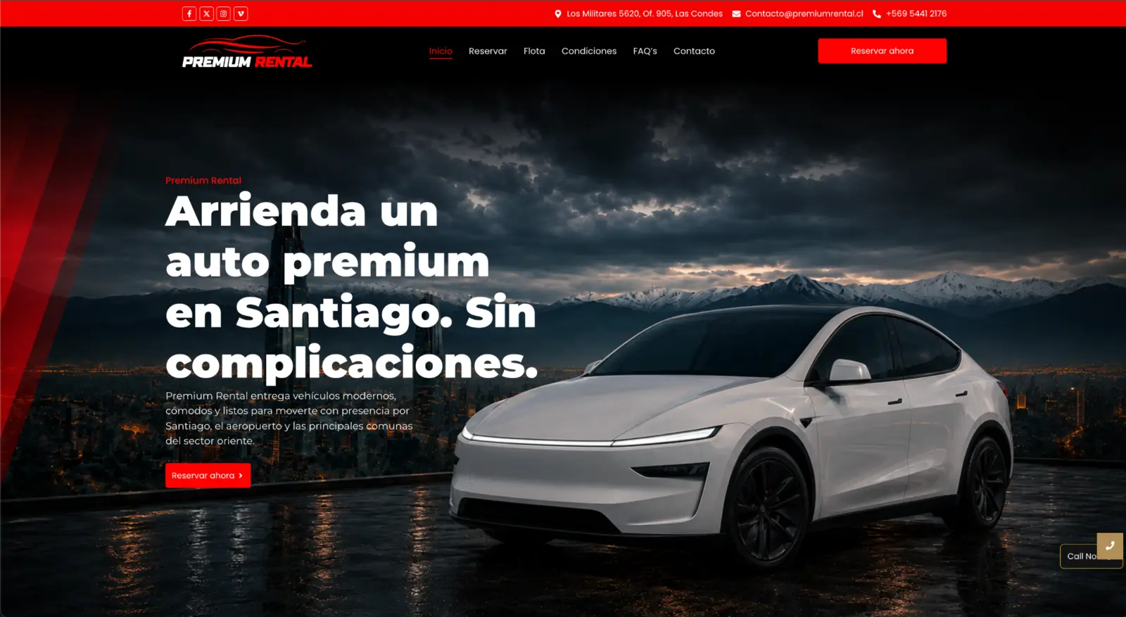Vista representativa de Premium Rental